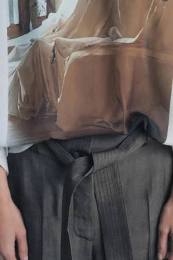 Online PANTALÓN CINTURÓN ZW COLLECTION Mujer Pantalones