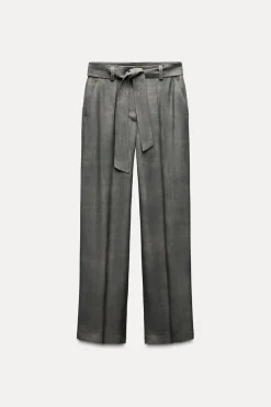 Online PANTALÓN CINTURÓN ZW COLLECTION Mujer Pantalones