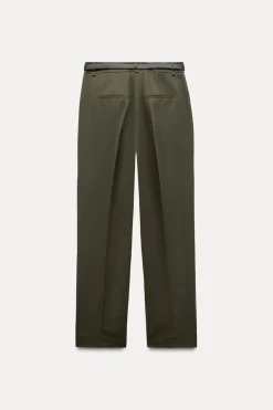 New PANTALÓN CINTURÓN ZW COLLECTION Mujer Pantalones