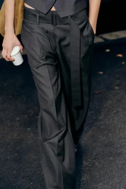 Sale PANTALÓN CINTURÓN ZW COLLECTION Mujer Pantalones