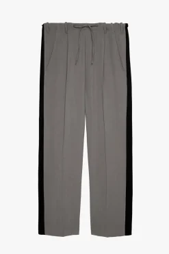 Clearance PANTALÓN COMBINADO CON LANA X STEFANO PILATI Mujer Pantalones