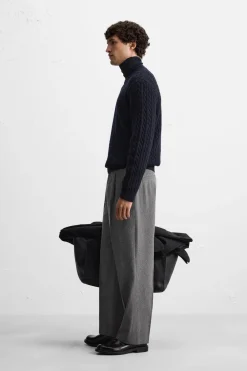 Discount PANTALÓN CON LANA PLIEGUES Hombre Pantalones