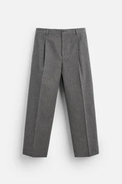 Discount PANTALÓN CON LANA PLIEGUES Hombre Pantalones