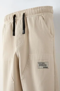 Niños ZARA 6 - 14 Años·Pantalones|6 - 14 Años·Deporte / Chándal<PANTALÓN CREMALLERA CONTRASTE