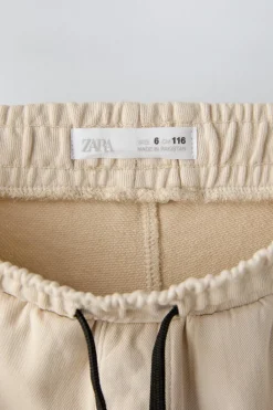 Niños ZARA 6 - 14 Años·Pantalones|6 - 14 Años·Deporte / Chándal<PANTALÓN CREMALLERA CONTRASTE