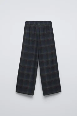 Niños ZARA 6 - 14 Años·Pantalones<PANTALÓN CUADROS BANDA