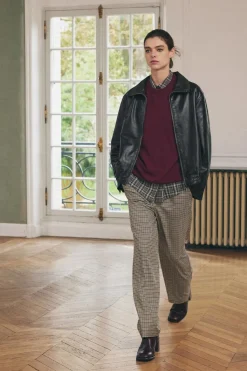 Fashion PANTALÓN CUADROS ZW COLLECTION Mujer Pantalones