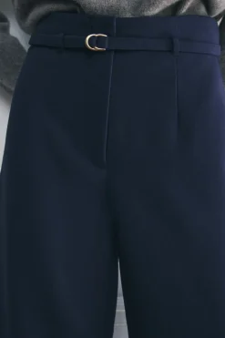 Fashion PANTALÓN CULOTTE CINTURÓN ZW COLLECTION Mujer Pantalones