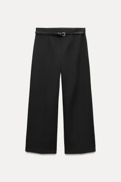 Outlet PANTALÓN CULOTTE CINTURÓN ZW COLLECTION Mujer Pantalones