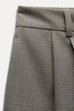 Clearance PANTALÓN CULOTTE PATA DE GALLO Mujer Pantalones