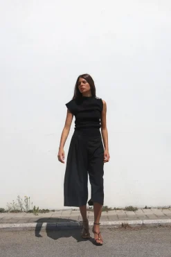 Clearance PANTALÓN CULOTTE PLIEGUES Mujer Pantalones