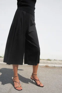 Clearance PANTALÓN CULOTTE PLIEGUES Mujer Pantalones