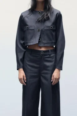 Online PANTALÓN CULOTTE TIRO ALTO Mujer Pantalones