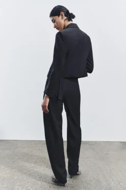 Hot PANTALÓN CUT OUT CON LANA ZW COLLECTION Mujer Pantalones