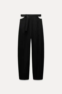 Hot PANTALÓN CUT OUT CON LANA ZW COLLECTION Mujer Pantalones