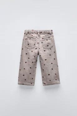 Niños ZARA 1½ - 6 Años·Jeans / Denim|6 - 18 Meses·Pantalones / Leggings<PANTALÓN DENIM BORDADOS