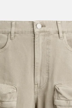 Sale PANTALÓN DENIM CARGO BOLSILLOS Hombre Pantalones|Jeans