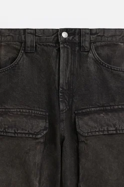 Sale PANTALÓN DENIM CARGO BOLSILLOS Hombre Jeans