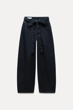 Online PANTALÓN DENIM TRF CINTURÓN Mujer Jeans