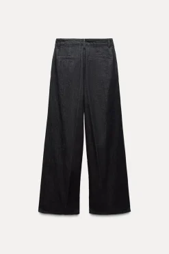 Hot PANTALÓN DENIM TRF PINZAS Mujer Jeans