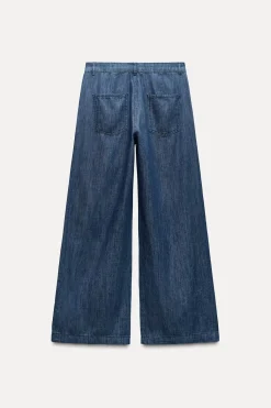 Outlet PANTALÓN DENIM Z1975 FLUIDO WIDE LEG Mujer Jeans