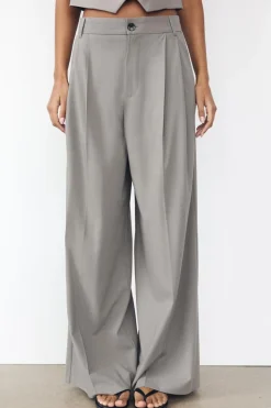 Outlet PANTALÓN DOBLE PLIEGUE Mujer Pantalones