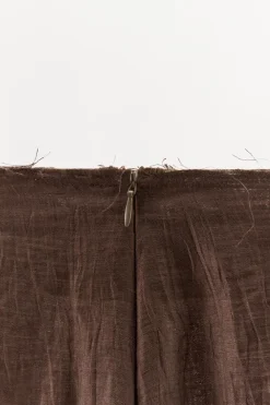 Best PANTALÓN EFECTO ARRUGADO CON LINO Mujer Pantalones