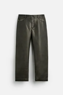 New PANTALÓN EFECTO PIEL LIMITED EDITION Hombre Pantalones