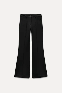 Hot PANTALÓN ELÁSTICO FLARE Mujer Pantalones