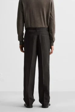 Hot PANTALÓN ESPIGA LINO - LANA Hombre Pantalones