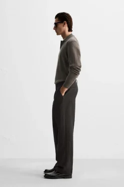 Hot PANTALÓN ESPIGA LINO - LANA Hombre Pantalones