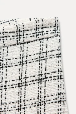 Sale PANTALÓN ESTRUCTURA CUADROS Mujer Pantalones