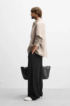 Discount PANTALÓN ESTRUCTURA JACQUARD Hombre Pantalones