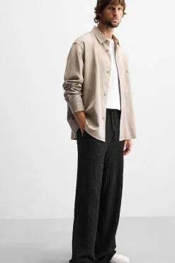 Discount PANTALÓN ESTRUCTURA JACQUARD Hombre Pantalones