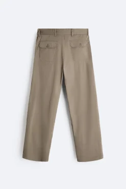 Hot PANTALÓN ESTRUCTURA PLIEGUES Hombre Pantalones