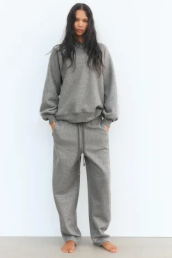 Outlet PANTALÓN FELPA BRILLOS Mujer Pantalones|Sudaderas / Joggers