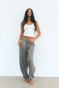 Outlet PANTALÓN FELPA BRILLOS Mujer Pantalones|Sudaderas / Joggers