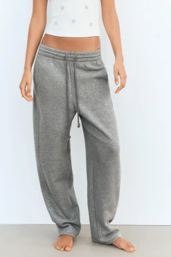 Outlet PANTALÓN FELPA BRILLOS Mujer Pantalones|Sudaderas / Joggers