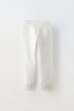 Niños ZARA 6 - 14 Años·Pantalones|6 - 14 Años·Deporte / Jogging<PANTALÓN FELPA BÁSICO