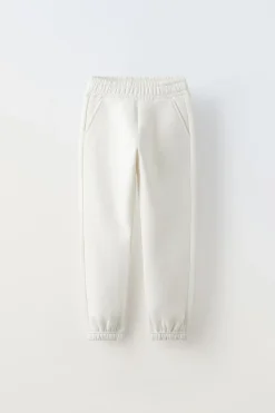Niños ZARA 6 - 14 Años·Pantalones|6 - 14 Años·Deporte / Jogging<PANTALÓN FELPA BÁSICO