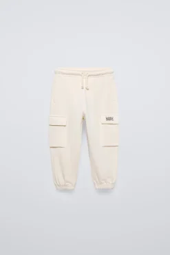 Niños ZARA 1½ - 6 Años·Pantalones|1½ - 6 Años·Chándal<PANTALÓN FELPA CARGO
