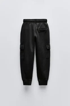 Niños ZARA 6 - 14 Años·Pantalones<PANTALÓN FELPA CARGO