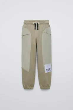 Niños ZARA 6 - 14 Años·Pantalones|6 - 14 Años·Deporte / Chándal<PANTALÓN FELPA COMBINADO