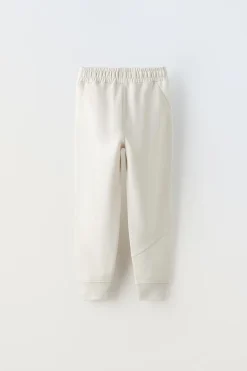 Niños ZARA 6 - 14 Años·Pantalones|6 - 14 Años·Deporte / Chándal<PANTALÓN FELPA CORTES