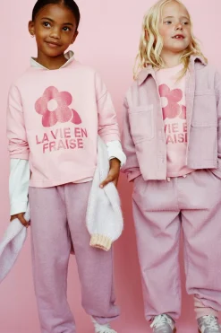 Niños ZARA 1½ - 6 Años·Pantalones|1½ - 6 Años·Total Look<PANTALÓN FELPA ETIQUETA