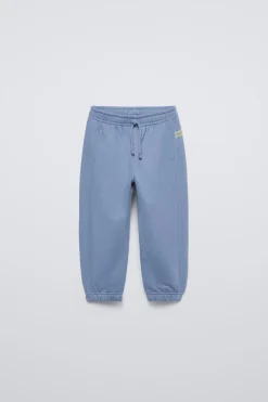 Niños ZARA 1½ - 6 Años·Pantalones|1½ - 6 Años·Total Look<PANTALÓN FELPA TEXTO