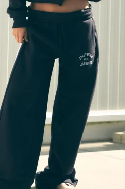 Best PANTALÓN FELPA TEXTO BANDA LATERAL Mujer Pantalones|Sudaderas / Joggers