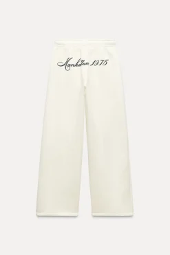 Sale PANTALÓN FELPA VARSITY NEW YORK Mujer Pantalones|Sudaderas / Joggers