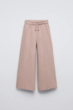 Niños ZARA 6 - 14 Años·Pantalones|6 - 14 Años·Deporte / Jogging<PANTALÓN FELPA WIDE LEG