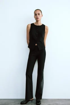 Hot PANTALÓN FLARE Mujer Pantalones